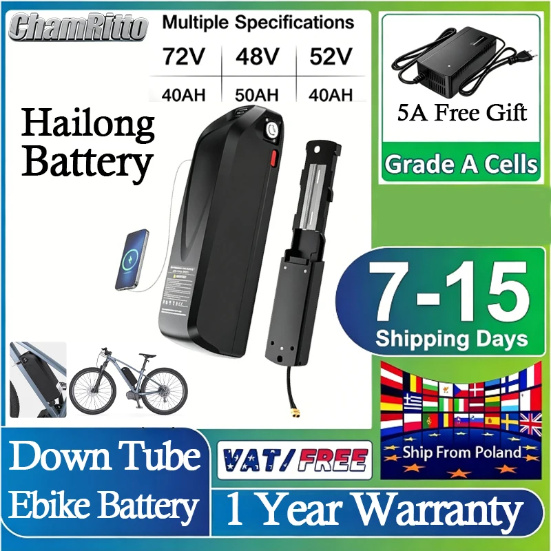 Ebike Conversion Kit 72V 3000W - Zestaw do konwersji 52V 2000W, bateria