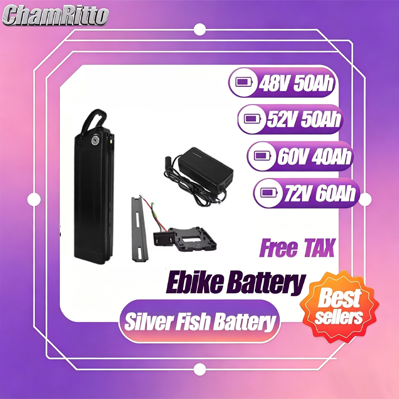 Electric Bicycle Battery 72V 30Ah - Rower elektryczny 48V, akumulator SilverFish 52V,