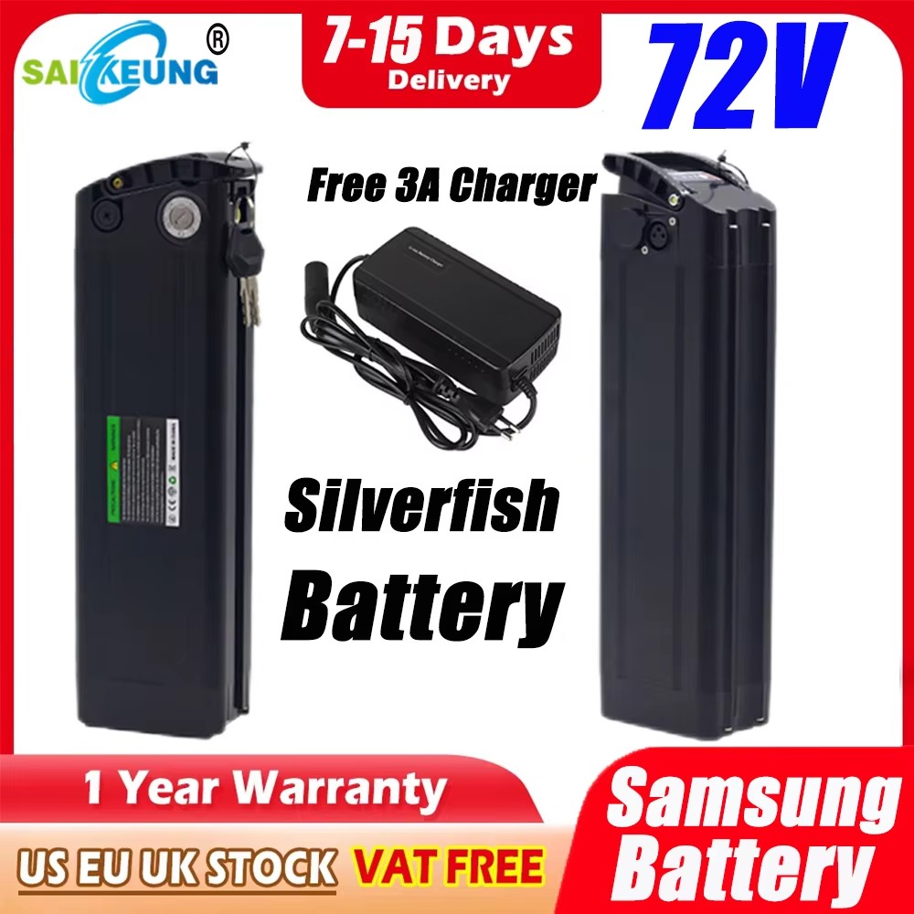 Electric Bicycle Battery 72V 30Ah - Akumulator 72V SilverFish Titanatowy do roweru