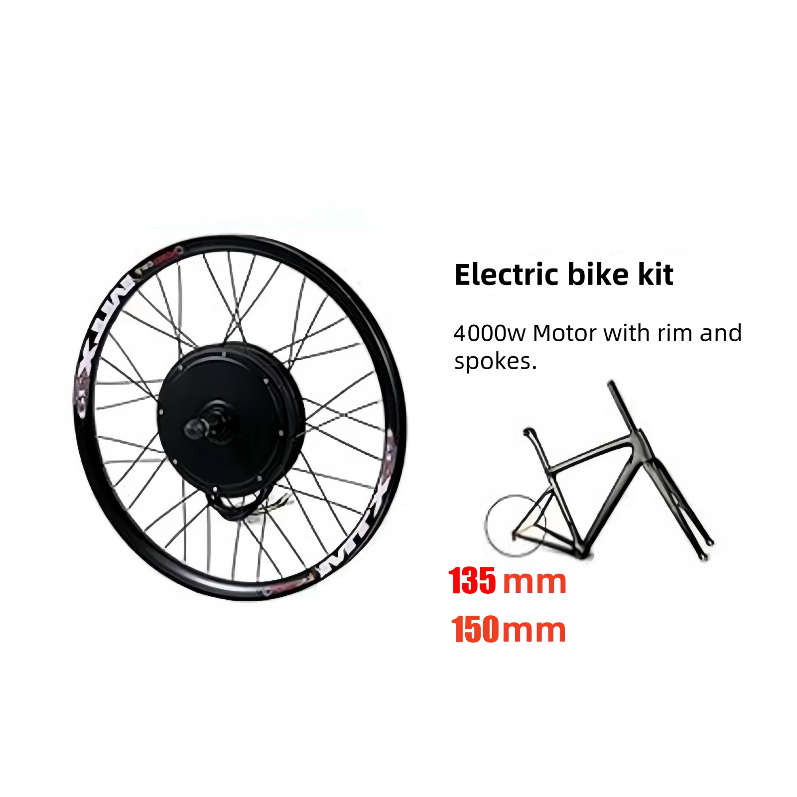 Elektryczne koło tylne do rowe – Ebike Conversion Kit 72V 3000W recenzja i cena