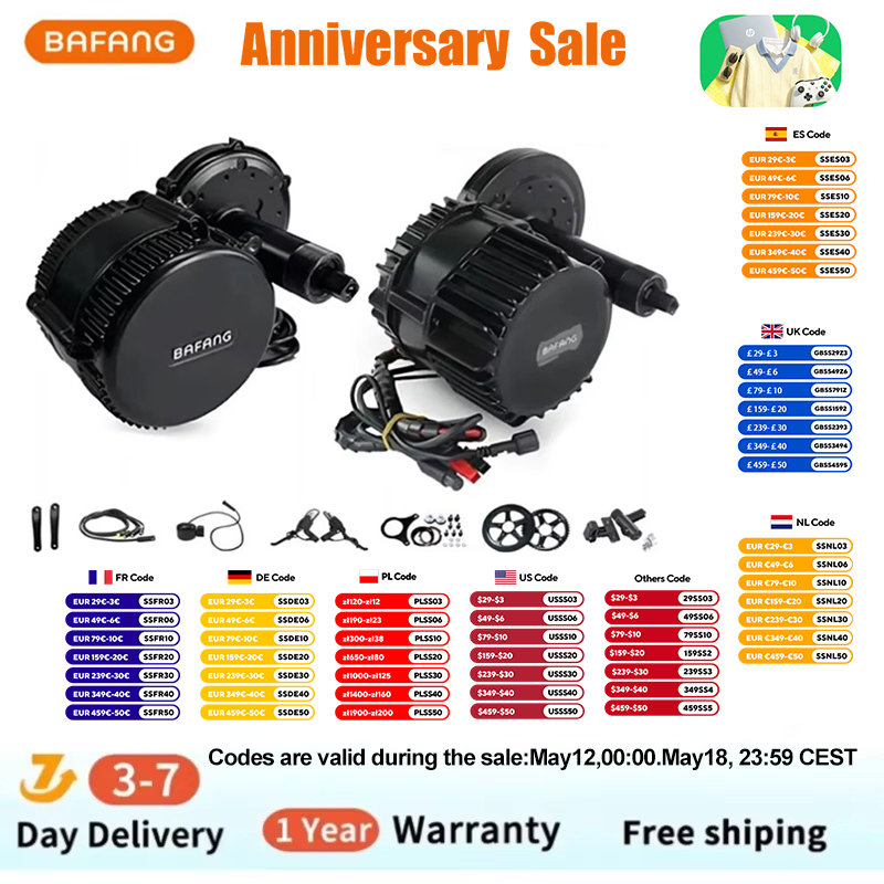 Bafang BBSHD 1000W 52V 48V 68m – Mid Drive Motor Kit 52V 1000W recenzja i cena
