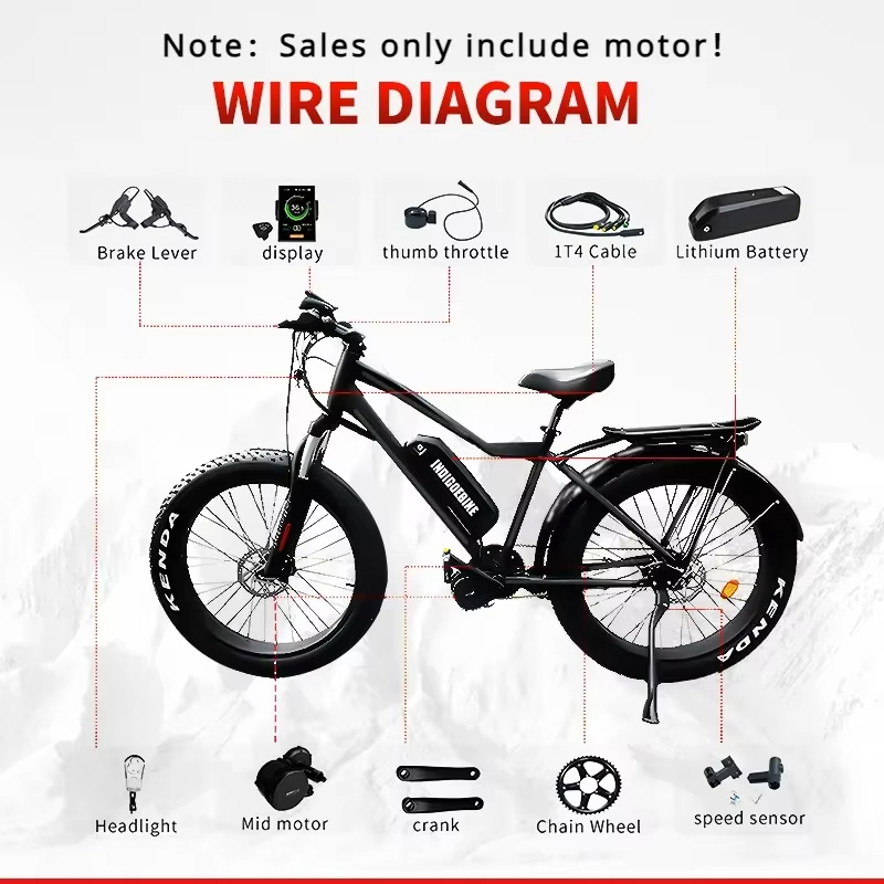 BAFANG 1000W BBSHD Silnik Cent – Mid Drive Motor Kit 52V 1000W recenzja i cena