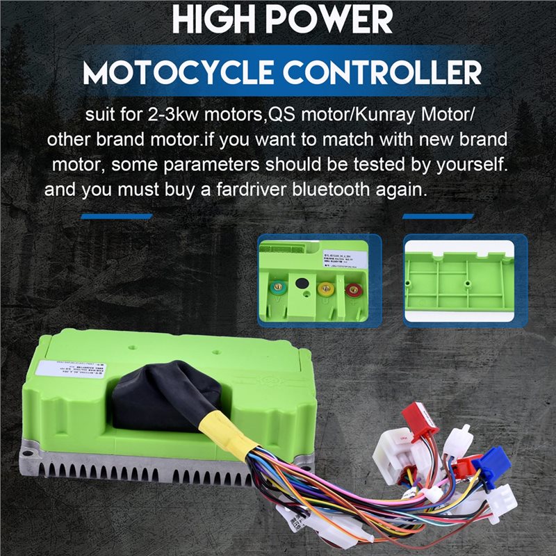 Fardriver 48V-72V 80A 3KW Ster – Sine Wave Controller 48V 72V 80A recenzja i cena